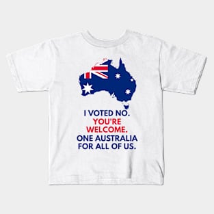 I Voted No Kids T-Shirt